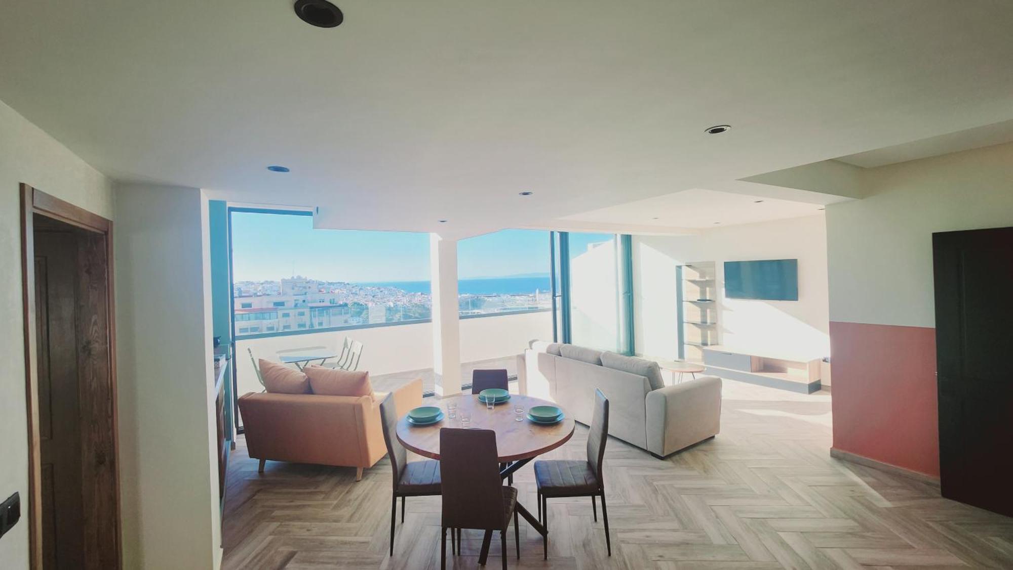 Appartement Vue Sur Mer Танжер Екстериор снимка