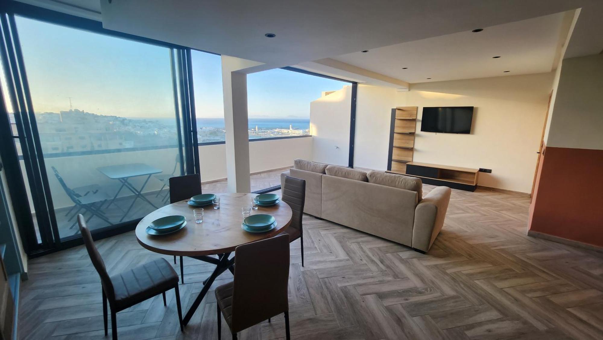 Appartement Vue Sur Mer Танжер Екстериор снимка